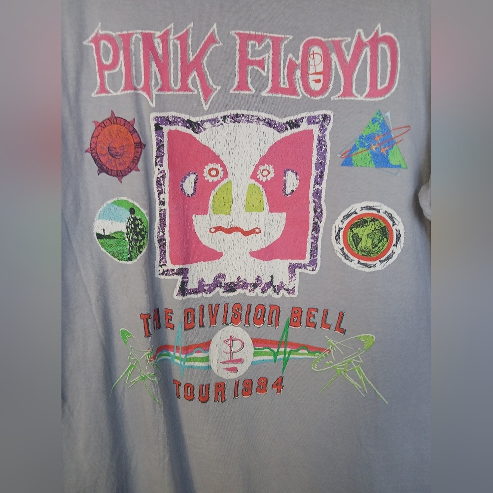💎 Pink Floyd Men's Graphic T-Shirt - Gray #0149 - Picture 6 of 6